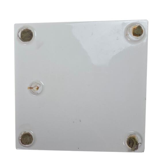 1960’s Vintage Berggren 6” Ceramic Tile Swedish Folk Art MCM Amish Dutch Trivets - Picture 2 of 3